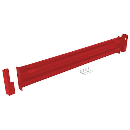 Vestil Drop-In Style Guard Rail 6 Ft Red GR-F2R-DI-6-RD